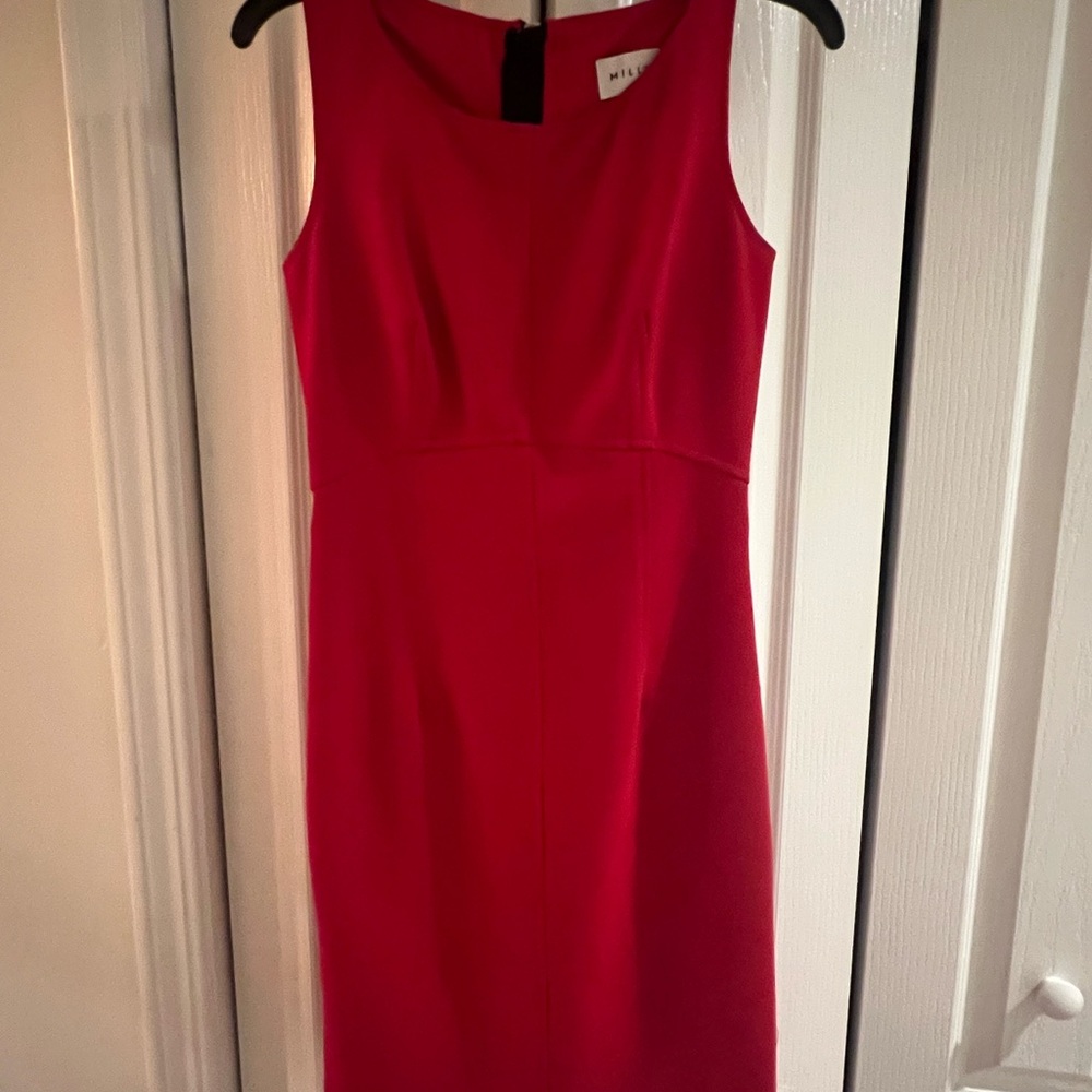 Milly Red Sleeveless Dress